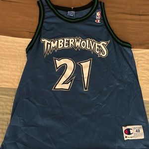 Kevin Garnett Timberwolves Champion vintage jersey